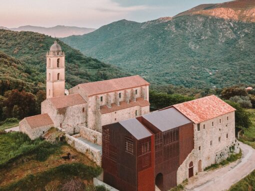 Amelia Tavella Architectes adds perforated copper extension to a Corsican convent – Architecture – Dezeen