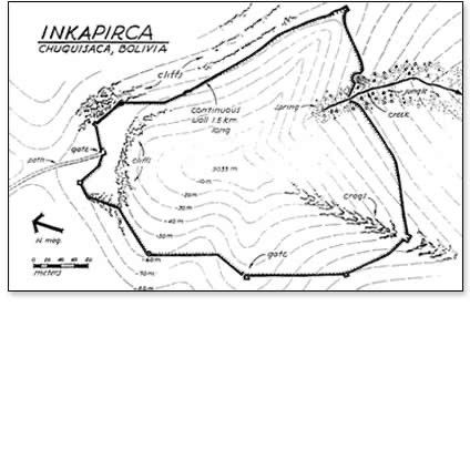 Seven Inca Pucaras on the Bolivian Frontier